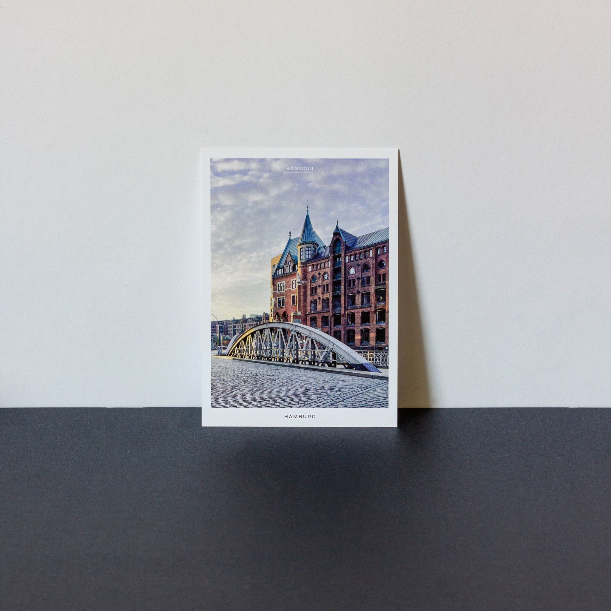 Postkarte BONJOUR HAMBURG