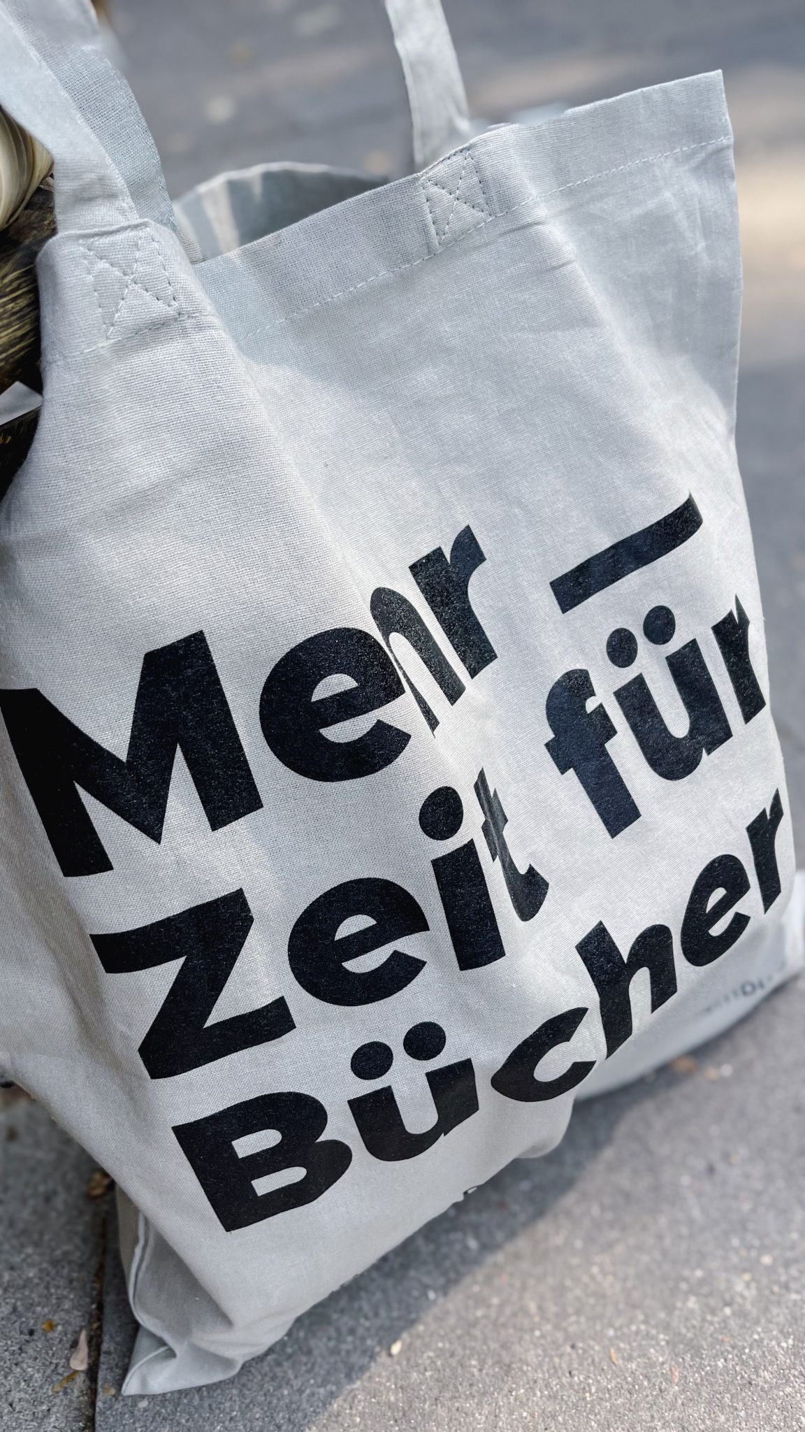 Mehr Zeit für Bücher – Stoffbeutel